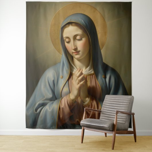 Tenture Heilige Mutter Gottes – Göttliche Liebe & Schutz´2 (En situation)