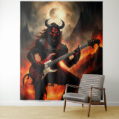 Tenture Hellfire Band Basse (En situation)