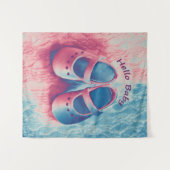 Tenture Hello Baby - charmant (Devant (Horizontal))