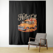 Tenture Hello Fall Funny Sloth Halloween pumkin Classic T- (En situation)