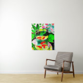 Tenture Henri Matisse, Le poisson rouge, dessin numérique (En situation)