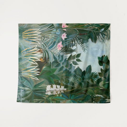 Tenture Henri Rousseau - La jungle équatoriale (Devant (Horizontal))