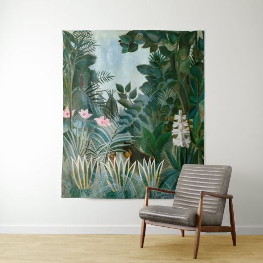 Tenture Henri Rousseau - La jungle équatoriale (En situation)