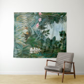 Tenture Henri Rousseau - La jungle équatoriale (En situation (horizontale))