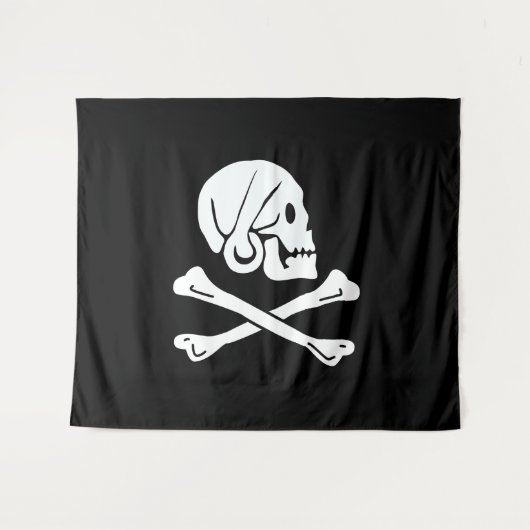 Tenture Henry Chaque Drapeau Pirate (Devant (Horizontal))