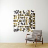 Tenture HÉRALDRY Crêtes et symboles (En situation (horizontale))