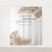 Tenture Herbe des Pampas Séchage de Palmier Mariage (Devant)