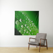 Tenture Herbe verte à feuilles d'eau (En situation (horizontale))