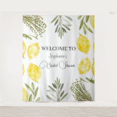 Tenture Herbes botaniques Fête des mariées d'aquarelle cit (Devant)