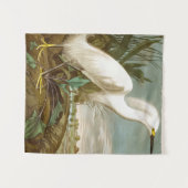 Tenture Héron blanc par John James Audubon (Devant (Horizontal))