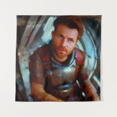 Tenture Héros SF à bord du vaisseau spatial 4 (Devant)