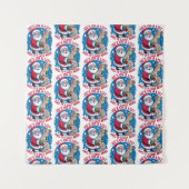 Tenture He's On A List and It's Not Mine (Devant)