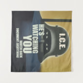 Tenture He's Watching You 2026 (Devant (Horizontal))