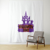 Tenture Heure d'Halloween ! (En situation)