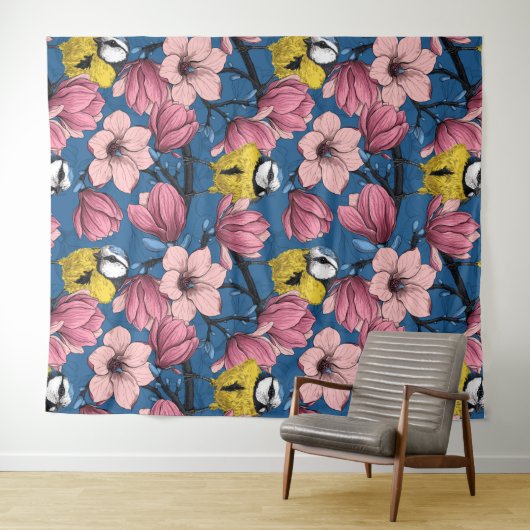 Tenture Heure du printemps (En situation (horizontale))