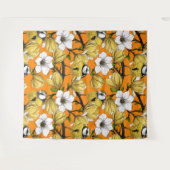 Tenture Heure du printemps en jaune (Devant (Horizontal))