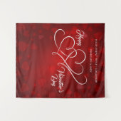 TENTURE HEUREUSE SAINTE-VALENTIN ÉVÉNEMENT LIÉ COEURS BANN (Devant (Horizontal))