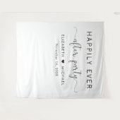 Tenture Heureusement Jamais Après La Réception De Mariage  (Devant (Horizontal))