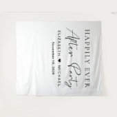 Tenture Heureusement Jamais Après La Réception De Mariage (Devant (Horizontal))