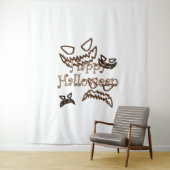 Tenture heureux Halloween (En situation)