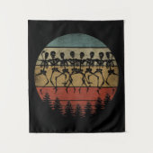 TENTURE HEUREUX HALLOWEEN SKELETON DANSE (Devant)