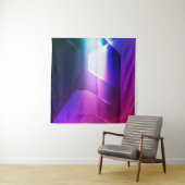 Tenture Hexagonal Abstrait forme arrière-plan abstrait, ar (En situation (horizontale))