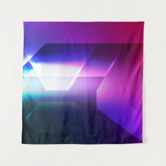 Tenture Hexagonal Abstrait forme arrière-plan abstrait, ar (Devant)