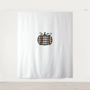 Tenture Hey Citrouille Buffalo Plaid pour l'automne automn