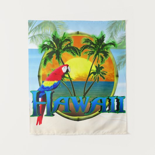 Tenture HI Hawaii Island (Devant)