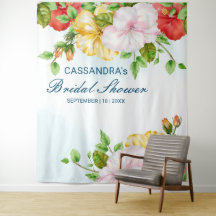 Hibiscus Tropical Floral Mariage Contexte