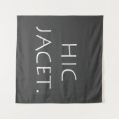 Tenture Hic jacet (Devant (Horizontal))