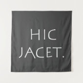 Tenture Hic jacet (Devant)