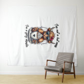 Tenture Highland Cow Coffee, Coffee Cow (En situation (horizontale))