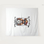 Tenture Highland Cow Coffee, Coffee Cow (Devant (Horizontal))