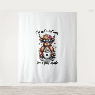 Tenture Highland Cow Coffee, Coffee Cow