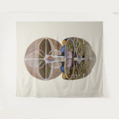 Tenture Hilma af Klint - Arbre de la connaissance, no 1 (Devant (Horizontal))