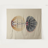 Tenture Hilma af Klint - Arbre du savoir, no 3 (Devant (Horizontal))