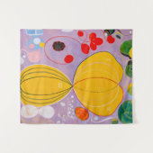 Tenture Hilma af Klint - Le dix plus grand n° 7 (Devant (Horizontal))
