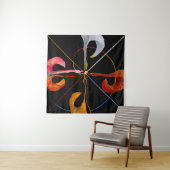 Tenture Hilma af Klint - Le Swan No 7 (En situation)