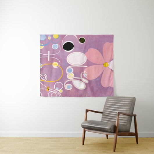 Tenture Hilma af Klint - Les dix plus grands n° 5 (En situation (horizontale))