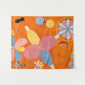 Tenture Hilma af Klint - Les dix plus grands, No.4, Jeunes (Devant (Horizontal))