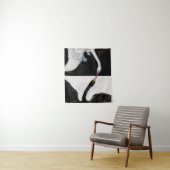 Tenture Hilma Af Klint Swan no 1 (En situation)