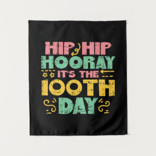 Tenture Hip Hip Hop 100E Jour 100 Jours D'Étudiants À L'Éc