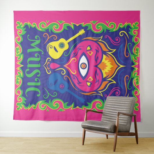 Tenture Hippie (En situation (horizontale))