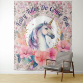 Tenture Histoire florale de la licorne (En situation)