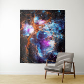 Tenture Hiver cosmique Grand (En situation)