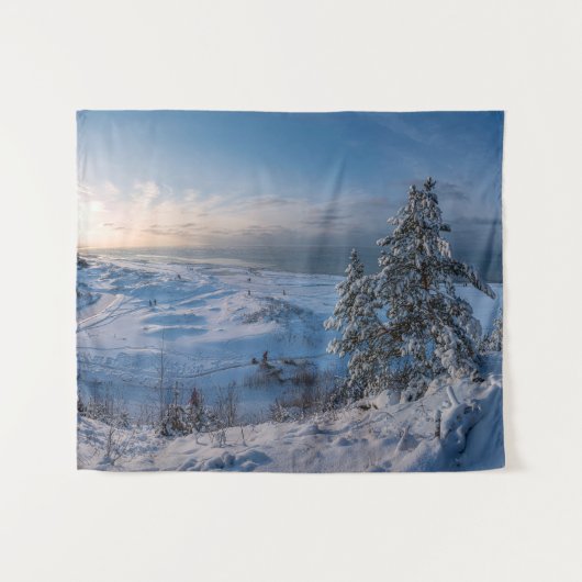Tenture Hiver neigeux Côte balte (Devant (Horizontal))