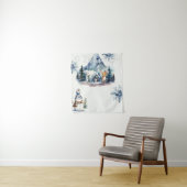 Tenture Hiver Onederland Fantastique Forêt 1er Anniversair (En situation)