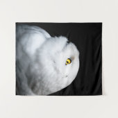Tenture Hivernal Chouette blanche (Devant (Horizontal))