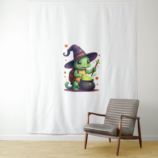 Tenture Hocus Shellcus Turtle (En situation)